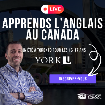 Apprends l’anglais au Canada : Un été à Toronto pour les 16-17 ans